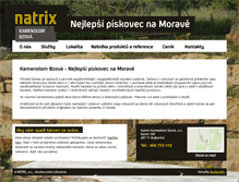 Tablet Screenshot of natrix.cz